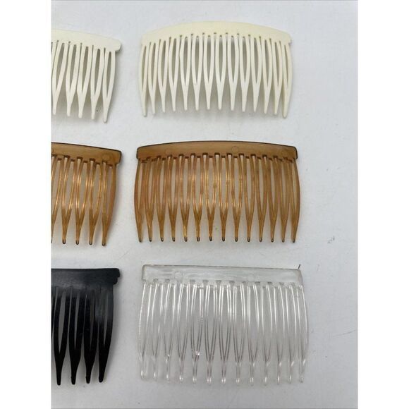 Vintage Lot of 9 Hair Side Comb Hard Plastic main image 9